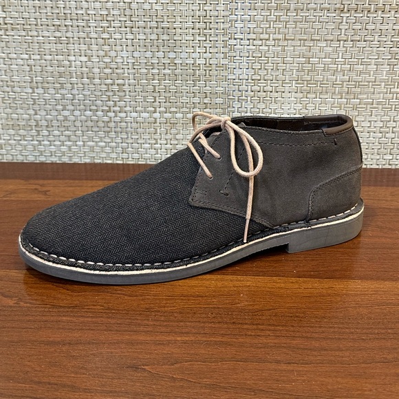 🌟HP🌟Kenneth Cole Reaction Green Desert Sun Herringbone & Leather Desert Boots - Picture 5 of 11